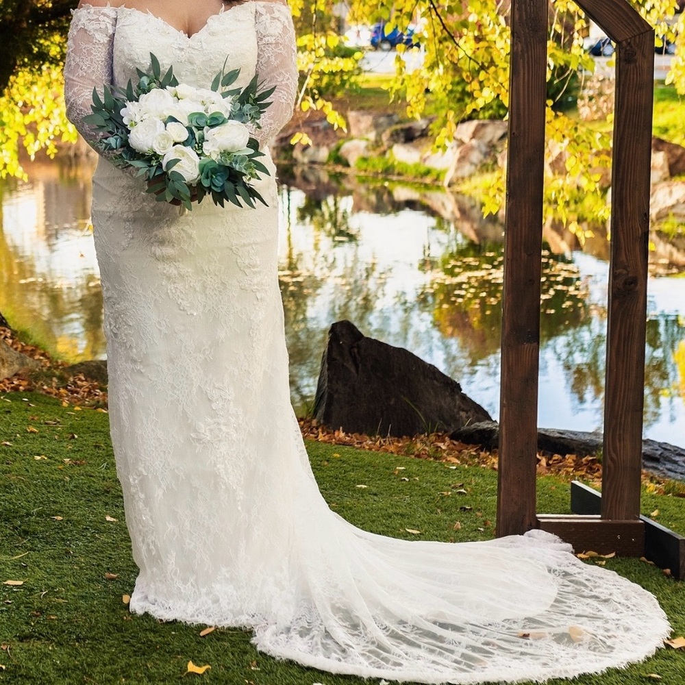 Oleg Cassini Ivory Bridal Gown